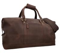 Gusti Sac Cuir Ruben de Voyage Sac Week-End Bagage à Main Marron Cuir