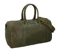 Gusti Sac de voyage Joris en cuir - Sac de voyage avec compartiment AirTag et compartiment séparé avec doublure imperméable