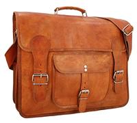 Gusti Sac en Cuir Homme - Leon Porte Document- Sac Bandoulière Femme Guess - Sac Business - Sac Messager Homme - Besace - Sac Vintage Femme - Shoulder Bag