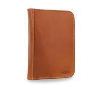 Gusti Trousse à Crayons en Cuir pour Adultes Yannick Organisation élégante Durable Marron - Étui à Crayons en Cuir Véritable pour Bureau École Université