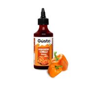 Gusto Foods Habanero Sauce - 200g | Spicy & Fiery Hot Chilli Sauce | Perfect for Cooking, Dipping & Marinating | Vegetarian, Flavor-Enhanced | Pack of 1