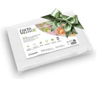 GustoVac - 50 Sacs Sous Vide Alimentaire Gaufrés fabriqués en Europe 16x25cm - Sans BPA - Sac Sous Vide Rouleau Sous Vide Alimentaire Texturés Film Sous Vide Alimentaire Sacs Sous Vide pour Machine