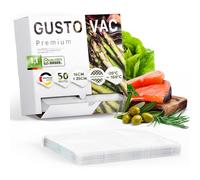 GustoVac Sac à Vide 16x25 cm Set de 50 Sacs Sous Vide Sac à Vide