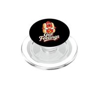 Gut Feelings Cute Hot Dog Cœur Humour PopSockets PopGrip pour MagSafe