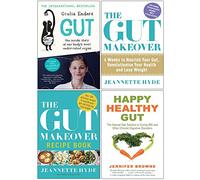Gut Giulia Enders, The Gut Makeover, The Gut Makeover Recipe Book, Happy Healthy Gut 4 Books Collection Set