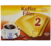 Gut & Günstig, Coffee Filters 2, 100 pcs - Un café toujours parfait avec d'excellents filtres. Filtres allemands authentiques à un prix attractif. Une qualité fiable pour les amateurs de café.