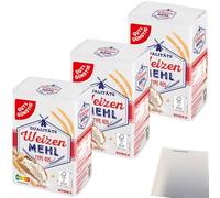 Gut&Günstig Lot de 3 farines de blé type 405 (3 x 1 kg) + bloc usy