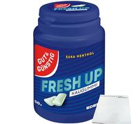 Gut&Günstig Lot de 50 chewing-gums sans sucre euka-Menthol avec goût menthol et eucalyptus + bloc usy