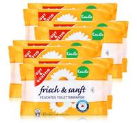 Gut & Günstig Lot de 8 paquets de 560 lingettes hygiéniques humides Camomille