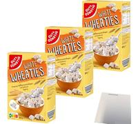 Gut&Günstig Wheaties Lot de 3 coussins de blé entier avec garniture au sucre (3 x 600 g) + bloc usy