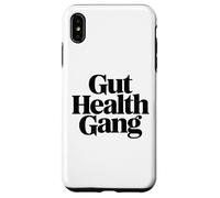 Gut Health Gang Plant Forward Lifestyle Culture Alimentaire Naturelle Coque pour iPhone XS Max