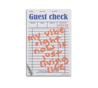 GUTAITER My Vibe Right Now Is Just Living Life Posters Impression sur toile rétro esthétique inspirante pour salle de classe 60 x 90 cm Style 1