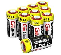 GutAlkaLi 10 pièces 4LR44 6V Piles alcalines sans Mercure PX28, 4G13, 476A, L1325, A544, A4034PX pour la télécommande, Laser Rouge, Stop Barking, Beauté