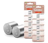 GutAlkaLi Lot de 10 piles bouton au lithium CR1/3N 3 V CR 1/3N