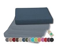 Gutekissen Coussin de Chaise Coussin d'assise pour chaises/bancs pour la Maison et Le Jardin Coussin de Jardin Coussin d'assise Plusieurs Couleurs FK5 (45x45, Bleu foncé, 1)