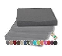 Gutekissen Coussin de Chaise Coussin d'assise pour chaises/bancs pour la Maison et Le Jardin Coussin de Jardin Coussin d'assise Plusieurs Couleurs FK5 (45x45, Anthracite, 1)