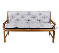 Gutekissen® Coussins de Banc, Coussins de Jardin, Coussins piqués, Coussins Doubles, Sièges, Coussins de Banc, Balançoire de Jardin, Meubles de Jardin Law (130cmx50cmx50cm, Platine)