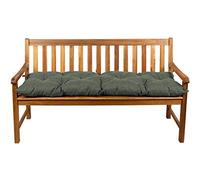 gutekissen Coussins pour Banc, Coussins pour balançoire de Jardin, siège LS (150x40, Vert foncé)
