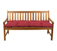 gutekissen Coussins pour Banc, Coussins pour balançoire de Jardin, siège LS (150x60, Rouge)