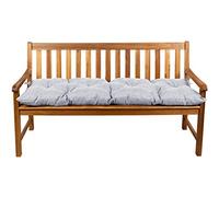 gutekissen Coussins pour Banc, Coussins pour balançoire de Jardin, siège LS (200x40, Platine)