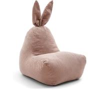Gutekissen Pouf Enfant Avec Oreilles De Lapin, Doux, Sûr Et Confortable Pour Chambre Montessori (Rosa, 75x70x90cm)