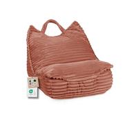 Gutekissen Pouf pour enfant avec poignée - Coussin d'assise pour chambre d'enfant Montessori - Kids Sweet Garfield moelleux (58 x 70 x 55 cm, rouge)