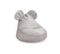 Gutekissen® Pouf pour Enfants « Sweet » avec Oreilles - Lincoln, Coussin Montessori pour Chambre d’Enfant (Gris Clair, 68/59/55 avec Oreilles)