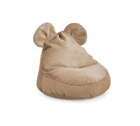 Gutekissen® Pouf pour Enfants « Sweet » avec Oreilles - Lincoln, Coussin Montessori pour Chambre d’Enfant (Marron, 68/59/55 avec Oreilles)
