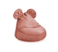 Gutekissen® Pouf pour Enfants « Sweet » avec Oreilles - Lincoln, Coussin Montessori pour Chambre d’Enfant (Pêche, 68/59/55 avec Oreilles)