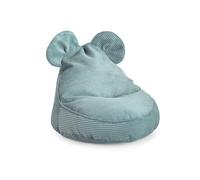 Gutekissen® Pouf pour Enfants « Sweet » avec Oreilles - Lincoln, Coussin Montessori pour Chambre d’Enfant (Turquoise, 68/59/55 avec Oreilles)