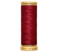 Gutermann 100M Fil De Coton Naturel Rouge Bordeaux