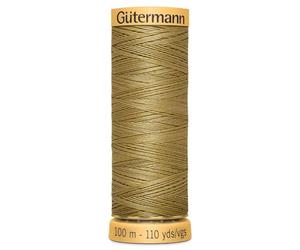 Gutermann 2T100C/1136/Lt Marron fils à coudre de coton, 100 m