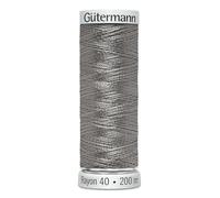 Gutermann 709700/1011/argenté 40 Machine de rayonne Sulky 200 m de fil de broderie