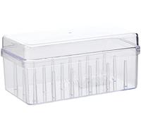 Gütermann Boîte d'aiguille de couture 728160 Coton Transparent 20 x 0,7 x 5 cm