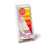 Gutermann 731340 Ensemble de Fil/40 Aiguilles pour Machine à Broderie Coton Jaune 36 x 1,5 x 5,5 cm