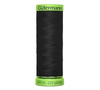 Gutermann coudre tous fil à coudre 100 m Noir Extra Fine 000 - par bobine