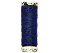 Gütermann Fil à coudre 0013 en polyester Bleu nuit 100 m
