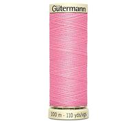 Gutermann Coudre Tous Les Fil de Polyester, 100 Mtr, Rose Clair (0758)