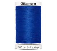 Gutermann Fil à Coudre Bleu Cobalt 500 m