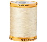 Gutermann Fil de Coton Naturel Crème Vanille 801 m