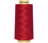 Gutermann Fil de Coton Naturel Solide, 300 m, Rouge