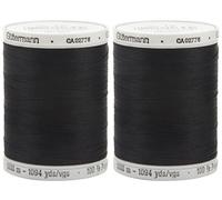 Gutermann Fil Sew-all (1 000,4 m) dans votre choix de couleurs Black - 2-pack