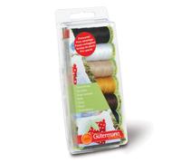 Gutermann Haut Point Fil Set Extra Fort - 7 Bobines De 30m Couleurs Assorties