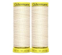 Gutermann Lot de 2 fils de lin 50 m GetInStyle Shop