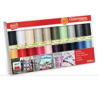 Gutermann Lot De Fil À Coudre « Sew All » LARGE - 20x 100m Bobines Multicolores