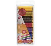 Gutermann Coton 50 Fil Set Multicolore - 7 Bobines 100m Patchwork & Matelassage
