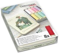Gutermann Nostalgic Box Sew-All Thread 100m Fil Ensemble, Polyester, Nuances Pastel, Set De 100 Pièces