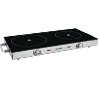 Gutfels Double plaque de cuisson vitrocéramique COOK 4010 1800 W/1000 W en co...