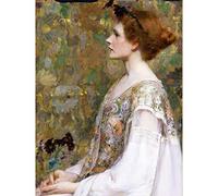 Guthrie Pastures Nouveau Réalisme Écossais Grande Peinture Murale sur Toile de Première Qualité