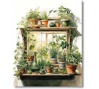 Gutluz Peinture par numéros Fleurs adultes - Peinture par numéros enfants - Peinture par numéros - Fleurs adultes - Peinture par numéros - Peinture par numéros adultes - Pinceau en toile - Kit de